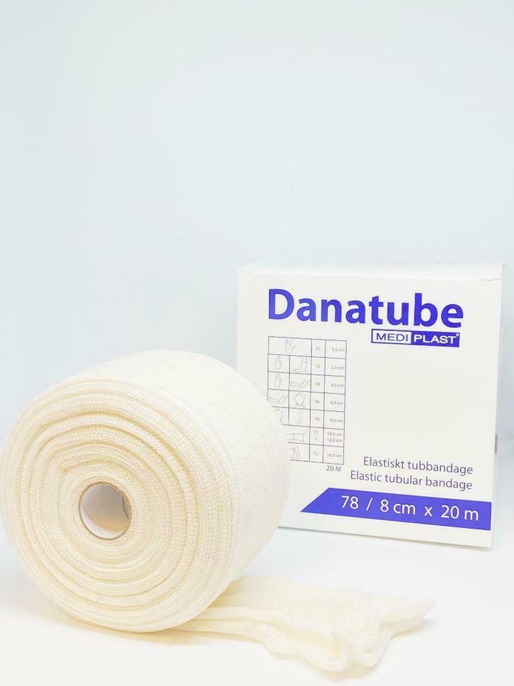 Danatube Elastisch Buisverband 7.8cm- 8cm x 20m, Diversen, Verpleegmiddelen, Nieuw, Ophalen of Verzenden