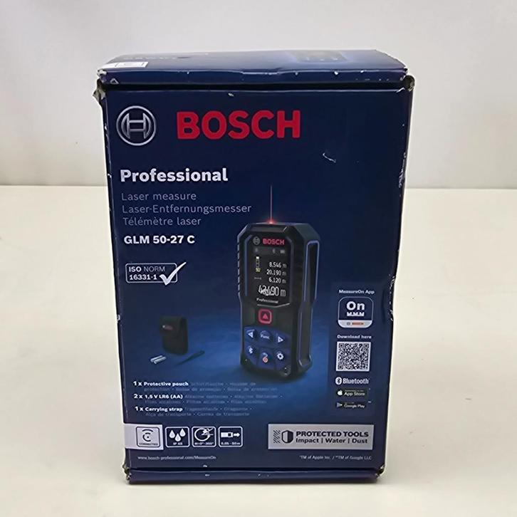 Bosch GLM 50-27 C Laseraftekenapparaat | Nieuw, Doe-het-zelf en Bouw, Meetapparatuur, Nieuw, Ophalen of Verzenden