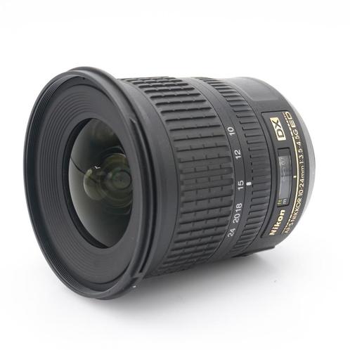 Nikon AF-S 10-24mm F/3.5-4.5G ED DX occasion, Audio, Tv en Foto, Foto | Lenzen en Objectieven, Zo goed als nieuw, Verzenden