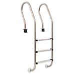 RVS Zwembadladder 120cm 3 sporten | Tweede Kansje, Verzenden, Nieuw, Ladder