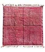 Marokkaans Berber Mrirt tapijt van wol – roze - Vloerkleed -