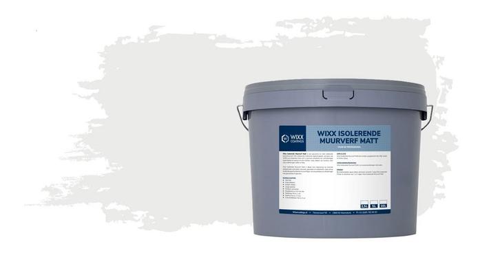 Wixx Isolerende Muurverf Matt RAL 9003 | Signaalwit 2.5L, Doe-het-zelf en Bouw, Verf, Beits en Lak, Nieuw, Verzenden