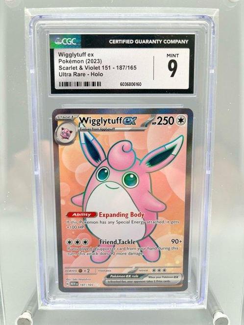 The Pokémon Company Graded card - Wigglytuff ex - Scarlet &, Hobby en Vrije tijd, Verzamelkaartspellen | Pokémon
