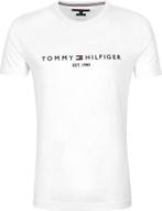 Tommy Hilfiger Logo T-shirt Wit maat Maat 52/54 (L) Heren, Kleding | Heren, T-shirts, Maat 52/54 (L), Verzenden, Wit, Tommy Hilfiger