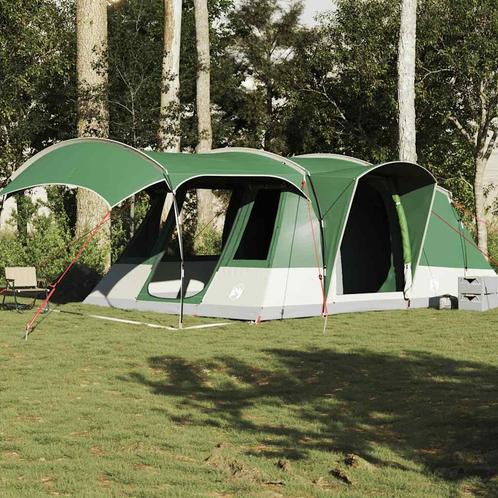 vidaXL Tunneltent 5-persoons waterdicht groen, Caravans en Kamperen, Tenten, Nieuw, Verzenden