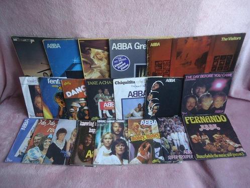 ABBA & Related - 5 Albums LPs and 15 Singles - Différents, CD & DVD, Vinyles Singles