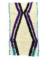 Vintage Moroccan Beni Ouarain Rug – 95x160 cm – Handwoven, Nieuw