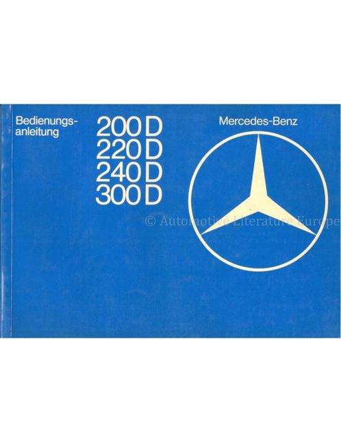 1977 MERCEDES BENZ E KLASSE INSTRUCTIEBOEKJE DUITS, Autos : Divers, Modes d'emploi & Notices d'utilisation, Enlèvement ou Envoi