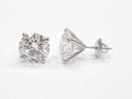 Oorstekers - 14 karaat Witgoud - 7.06ct. tw. Diamant