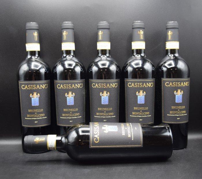 2017 Casisano - Brunello di Montalcino DOCG - 6 Flessen, Verzamelen, Wijnen