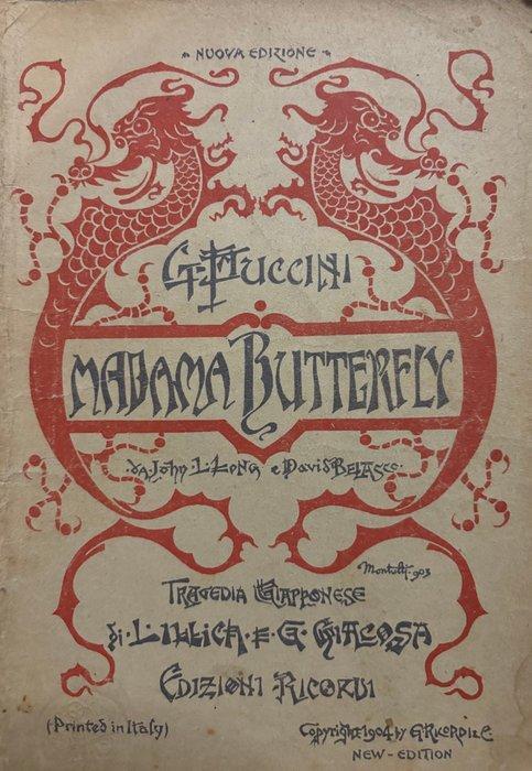 Puccini Giacomo - Madama Butterfly First Edition - 1904, Antiquités & Art, Antiquités | Livres & Manuscrits