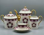 Union Céramique Limoges (1909 - 1939) - Koffieservies voor 6, Antiek en Kunst