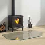 vidaXL Glasplaat openhaard zeshoekig 100x60 cm, Doe-het-zelf en Bouw, Glas en Ramen, Verzenden, Nieuw