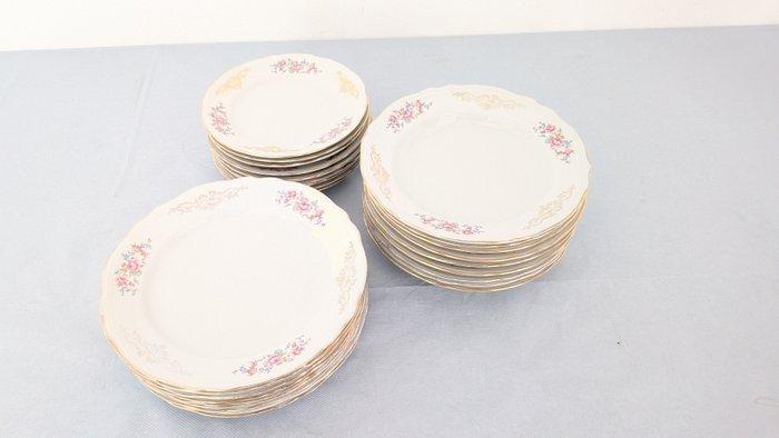 RIchard Ginori - Tafelservies voor 6 (27) - Goud, Porselein, Antiek en Kunst, Antiek | Meubels | Tafels