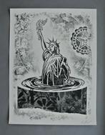 Shepard Fairey (OBEY) (1970) - Sinking Liberty - Stencil