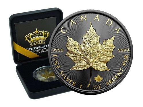 Canada. 5 Dollars 2025 Maple Leaf - Gold Black Empire, Postzegels en Munten, Munten | Europa | Niet-Euromunten