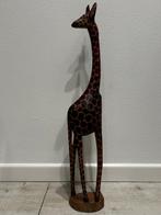 Statue, Statua Giraffa - 61 cm - Bois, Antiquités & Art