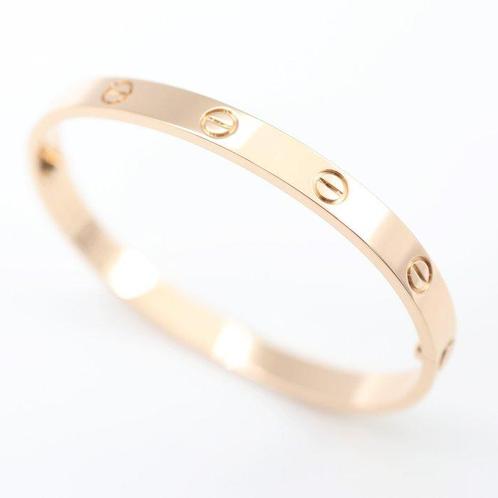 Cartier - Bracelet - Love - 18 carats Or rose, Handtassen en Accessoires, Antieke sieraden