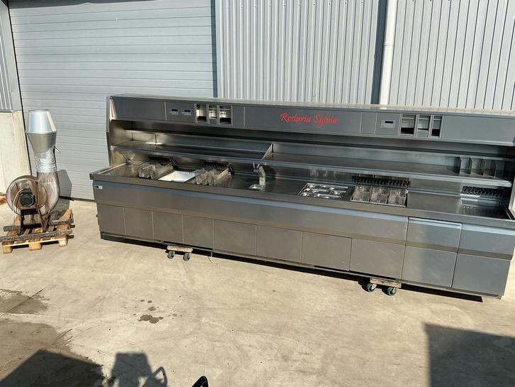 Kiremko hoogrendement bakwand friteuse op gas, Zakelijke goederen, Horeca | Keukenapparatuur, Gebruikt, Fornuis, Frituur en Grillen