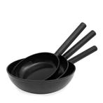 Set de poêles Combekk - 3 pièces | Ø 20 cm, Ø 24 cm & Ø 28, Maison & Meubles, Cuisine | Casseroles & Poêles, Neuf, Verzenden