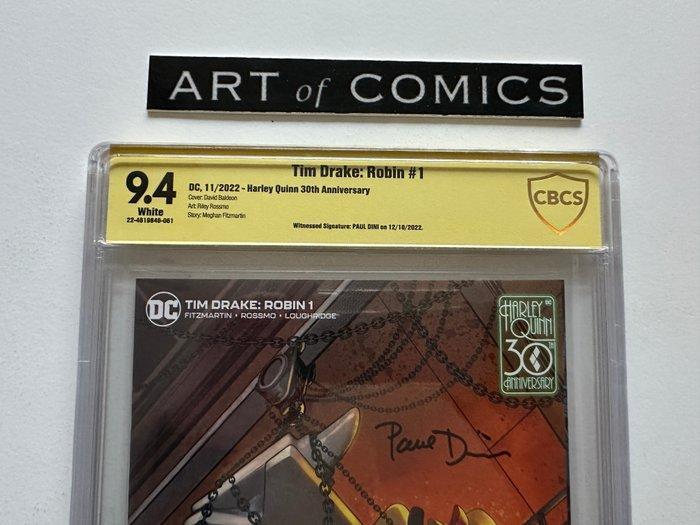 Tim Drake: Robin #1 - Signed By Paul Dini - CBCS Signature, Boeken, Strips | Comics