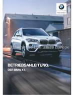 2018 BMW X1 INSTRUCTIEBOEKJE DUITS, Ophalen of Verzenden