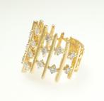 Statement ring - 14 karaat Geel goud - 0.97ct. tw. Diamant