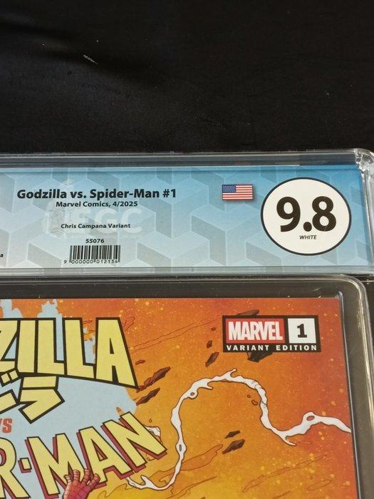 Godzilla vs. Spider-Man #1 - Chris Campana Variant - EGC 9.8, Boeken, Strips | Comics