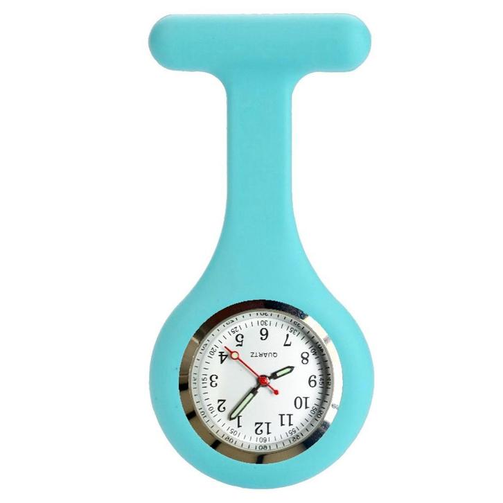 Fako - Verpleegstershorloge - Siliconen RVS Lumi - Aqua, Bijoux, Sacs & Beauté, Montres | Femmes, Envoi