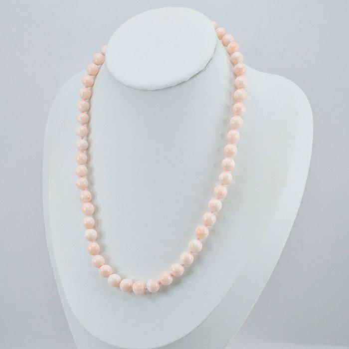 Koraal - Zilver, Verguld - Halsketting - CORALLO ROSA, Antiek en Kunst, Curiosa en Brocante