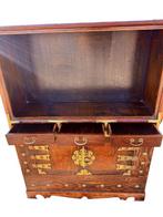 Kabinet - Hout, Messing - Bandaji-stijl kast
