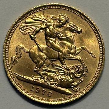 Royaume-Uni. Sovereign 1976 Elizabeth II