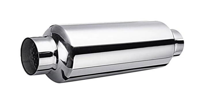 Gepolijst Rvs cherry bomb 2,5 inch, Auto-onderdelen, Uitlaatsystemen, Nieuw, Ophalen of Verzenden