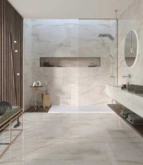 Chamonix Nacar 90x180 Hoogglans Vloertegels / Woonkamer /, Doe-het-zelf en Bouw, Tegels, Ophalen of Verzenden