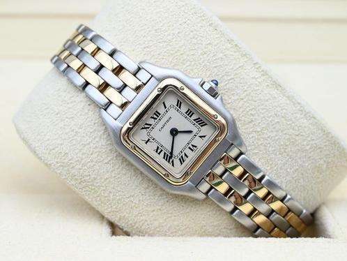 Cartier Panthere Ref. 1057917 Year 2000s (Box), Handtassen en Accessoires, Horloges | Dames, Goud, Zo goed als nieuw, Goud, Overige merken
