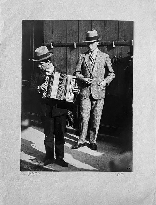 Marcel Bovis (1904-1997) - Accordéoniste et Paul Grimault,, Antiquités & Art, Art | Objets design