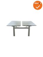 Duo Bureau - Handmatig - 160x80 - Bladkleur naar keuze, Werkplek, Ophalen of Verzenden, Gebruikt, Bureau