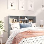 vidaXL Armoire de tête de lit Sonoma gris 120x19x103,5, Maison & Meubles, Chambre à coucher | Lits, Neuf, Verzenden