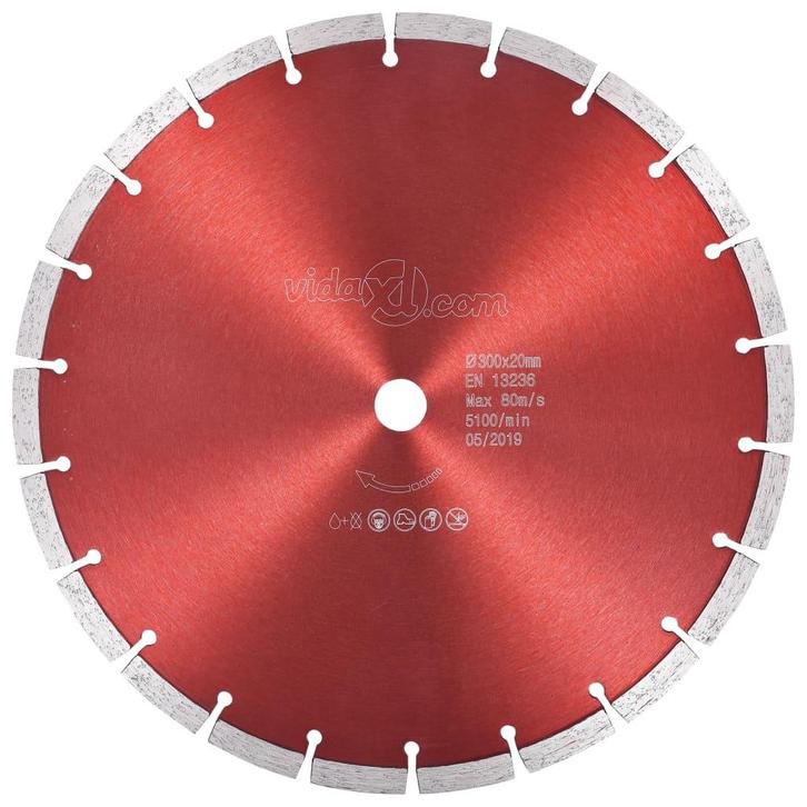 vidaXL Diamantzaagblad 300 mm staal, Doe-het-zelf en Bouw, Gereedschap | Zaagmachines, Nieuw, Verzenden