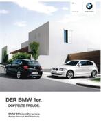 2011 BMW 1 SERIE BROCHURE DUITS, Ophalen of Verzenden