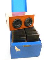 Stereoscovi Paris - stereoscope met 99 stereo glasplaten