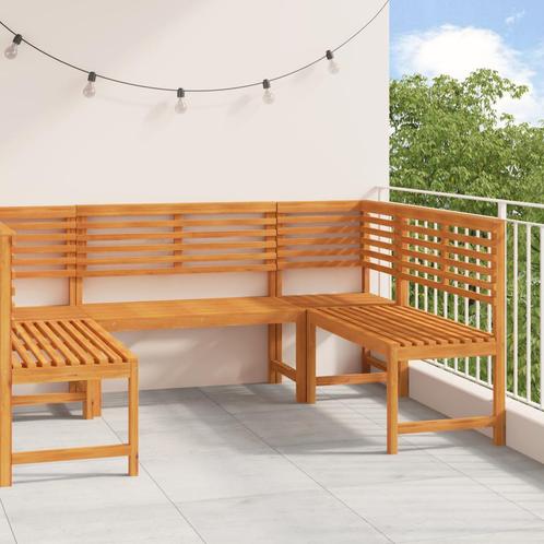 vidaXL 5-delige Acacia Houten Tuinbank Set, Tuin en Terras, Tuinsets en Loungesets, Nieuw, Verzenden
