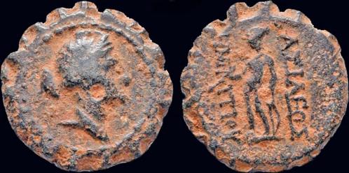 162-150bc Seleucid Kingdom Demetrios I Soter Ae serrate A..., Postzegels en Munten, Munten en Bankbiljetten | Verzamelingen, Verzenden