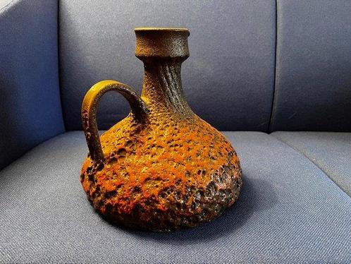 70/25 - Vaas - Steengoed - Lava, Antiek en Kunst, Curiosa en Brocante