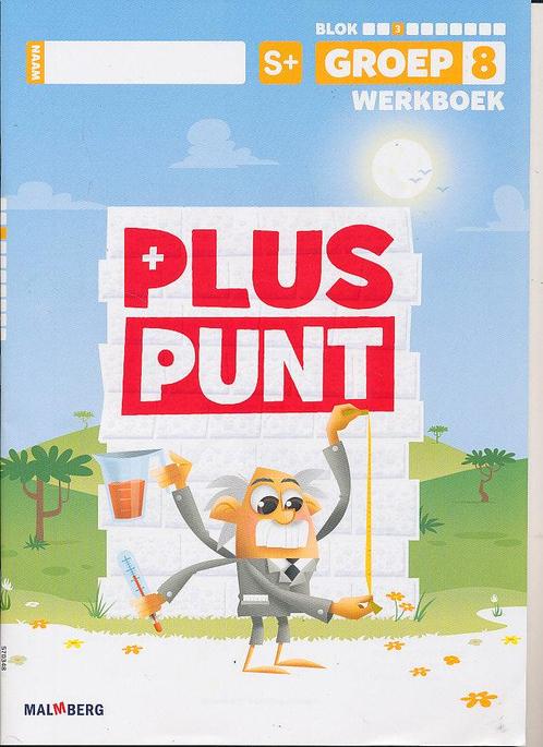 Pluspunt versie 4 Werkboek blok 3 groep 8 S Plus (per stuk), Livres, Livres scolaires, Envoi