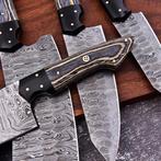 Keukenmes - Chefs knife - Hardhout, zwart g 10 en gevouwen