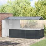 vidaXL Vogelkooi Antraciet 410 x 210 x 230 cm Gegalvaniseerd, Verzenden, Nieuw