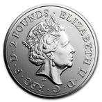 Verenigd Koninkrijk. 2 Pounds 2020 1 oz £2 GBP UK The Royal