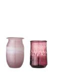 Bloomingville vaas (set van 2) Paars (Vazen & Schalen), Maison & Meubles, Accessoires pour la Maison | Vases, Verzenden