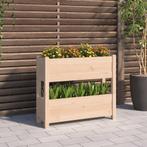 vidaXL Plantenbak 77x25x66 cm massief grenenhout, Tuin en Terras, Bloempotten, Verzenden, Nieuw